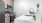 a kitchen with a sink and a microwave