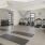 fitness center with exercise equipment