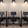 a room with desks and chairs